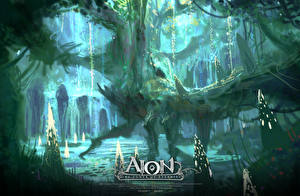 Bakgrundsbilder på skrivbordet Aion: Tower of Eternity spel