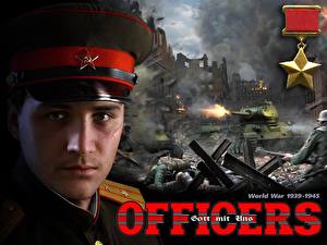 Desktop hintergrundbilder Officers: World War 1939-1945 Spiele