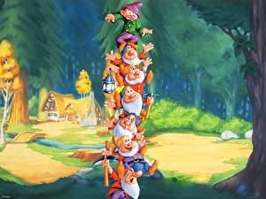Tapety na pulpit Disney Królewna Śnieżka i siedmiu krasnoludków Kreskówki