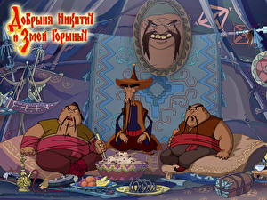Desktop wallpapers Dobrynya Nikitich and Zmey Gorynych Cartoons