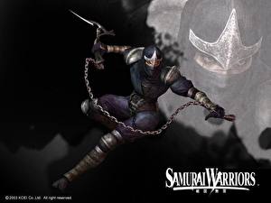 Bureaubladachtergronden Samurai Warriors videogames