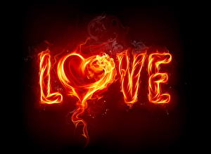 Hintergrundbilder Feuer Liebe Herz