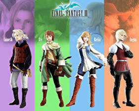 Bureaubladachtergronden Final Fantasy Final Fantasy III