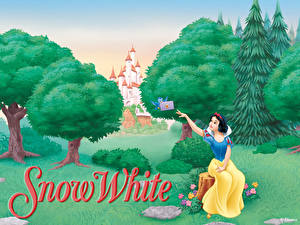 Papel de Parede Desktop Disney Branca de Neve e os Sete Anões