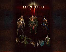 Bakgrundsbilder på skrivbordet Diablo Diablo III Datorspel