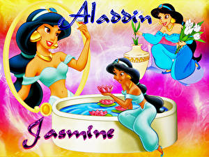 Bakgrundsbilder på skrivbordet Disney Aladdin