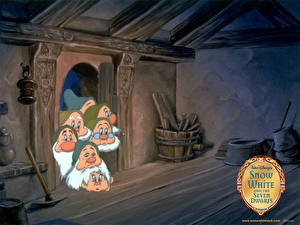 Bakgrunnsbilder Disney Snehvit og de syv dvergene Tegnefilm