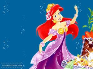 Bakgrundsbilder på skrivbordet Disney Den lilla sjöjungfrun