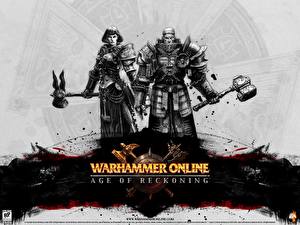 Bureaubladachtergronden Warhammer Online: Age of Reckoning computerspel