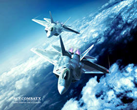 Bakgrundsbilder på skrivbordet Ace Combat Ace Combat X: Skies of Deception Datorspel