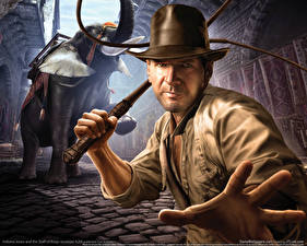 Papel de Parede Desktop Indiana Jones and the Staff of King