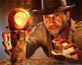 Bakgrundsbilder på skrivbordet Indiana Jones and the Staff of King