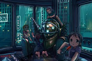 Bureaubladachtergronden BioShock videogames