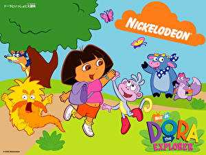Papel de Parede Desktop Dora, a Exploradora Cartoons