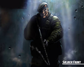 Desktop hintergrundbilder Soldier Front Spiele
