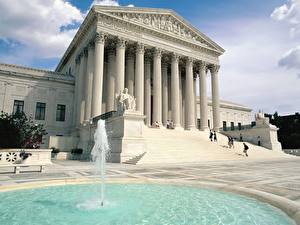 Картинки Известные строения Штаты Вашингтон город Верховный Суд Города