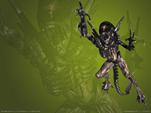 Bakgrunnsbilder Alien Resurrection videospill