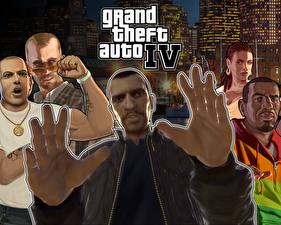 Bakgrundsbilder på skrivbordet Grand Theft Auto GTA 4 spel