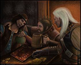 Bakgrundsbilder på skrivbordet The Witcher Geralt of Rivia