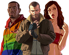 Bakgrundsbilder på skrivbordet Grand Theft Auto GTA 4
