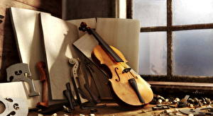 桌面壁纸，，樂器，小提琴，