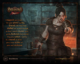 Bakgrundsbilder på skrivbordet Dragon Age Datorspel