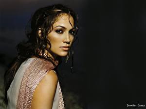 Bakgrundsbilder på skrivbordet Jennifer Lopez Kändisar
