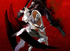 Images Warrior Armour Shield Swords Fantasy