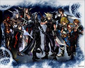 Fondos de escritorio Final Fantasy Final Fantasy: Dissidia Juegos