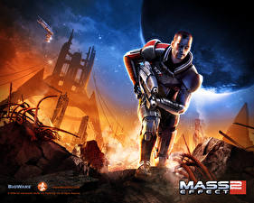 Bureaubladachtergronden Mass Effect Mass Effect 2