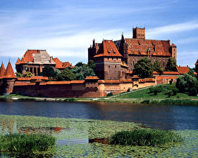 Bilder Burg Polen Städte