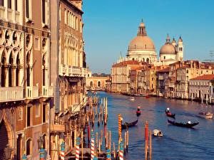 Bakgrundsbilder på skrivbordet Italien Venedig Städer