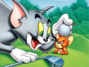 Bureaubladachtergronden Tom en Jerry