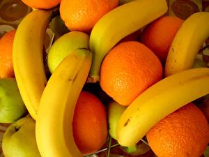 Bakgrunnsbilder Frukt Bananer Mat
