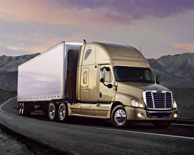 Bakgrunnsbilder Lastebil Freightliner Trucks Biler