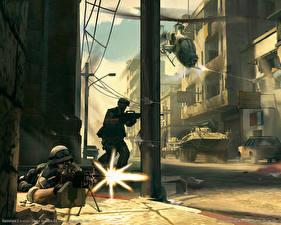 Papel de Parede Desktop Battlefield Battlefield 2 videojogo