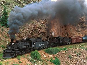 Pictures Trains Vintage Locomotive Smoke