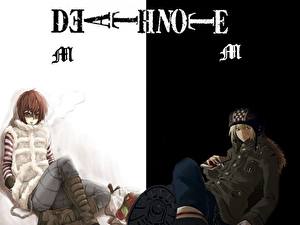 Bakgrundsbilder på skrivbordet Death Note Anime