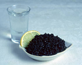 Fonds d'écran Fruits de mer Caviar aliments
