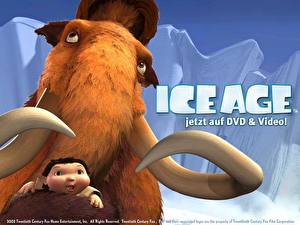 Bureaubladachtergronden Ice Age Mammoeten Cartoons
