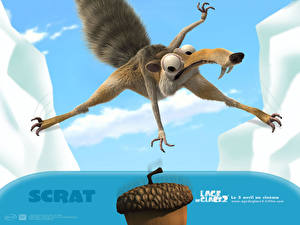 Wallpapers Ice Age Squirrels Cartoons