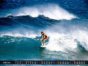 Bakgrundsbilder på skrivbordet Surfing Sport