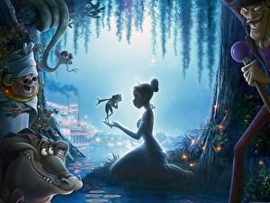 Hintergrundbilder Disney Küss den Frosch Animationsfilm