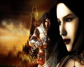 Bakgrundsbilder på skrivbordet Prince of Persia Prince of Persia: The Two Thrones spel