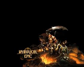 Papel de Parede Desktop Warrior Epic