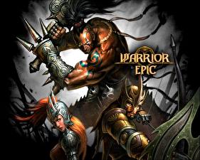 Bureaubladachtergronden Warrior Epic computerspel