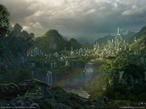 Bakgrundsbilder på skrivbordet Rise of Nations: Rise of Legends spel