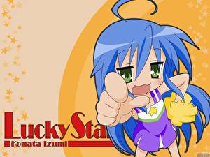 Bureaubladachtergronden Lucky Star Anime