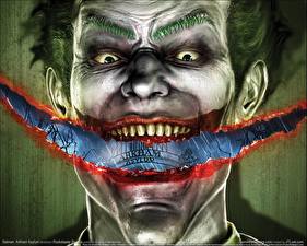 Bakgrundsbilder på skrivbordet Batman Superhjältar Jokern hjälte spel
