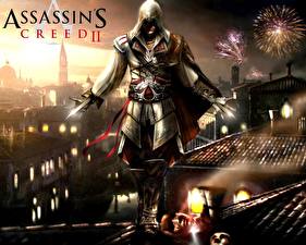 Bakgrundsbilder på skrivbordet Assassin's Creed Assassin's Creed 2 Datorspel
